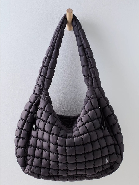 FP Movement by Free People Handbags - Free People Movement Quilted Carryall Tote - OS - Black
